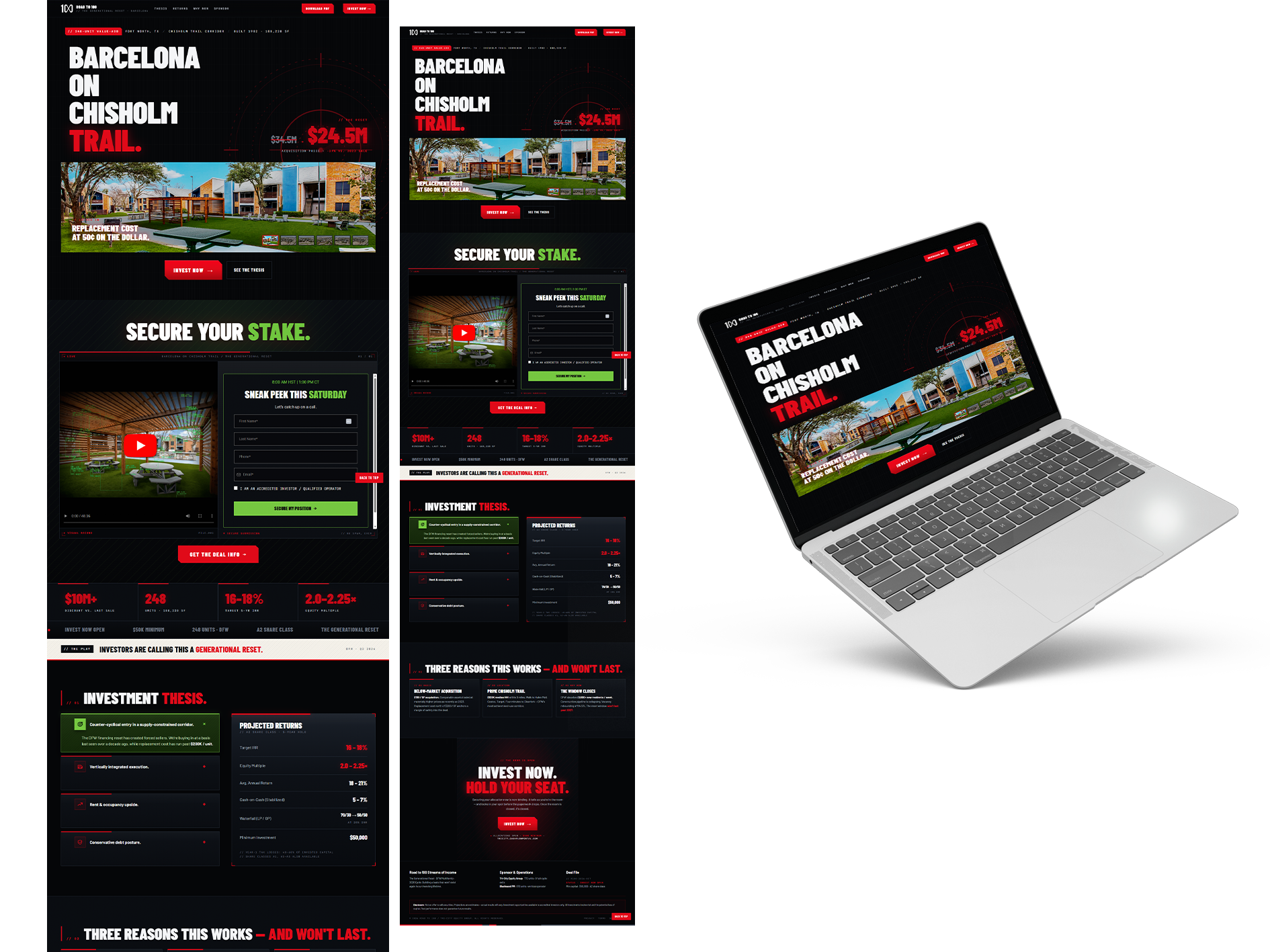 Barcelona on Chisholm Trail website preview