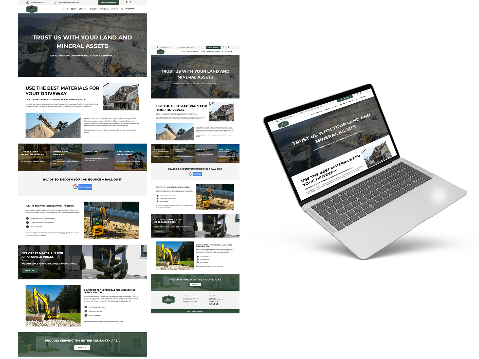 JC Johnson Management website preview