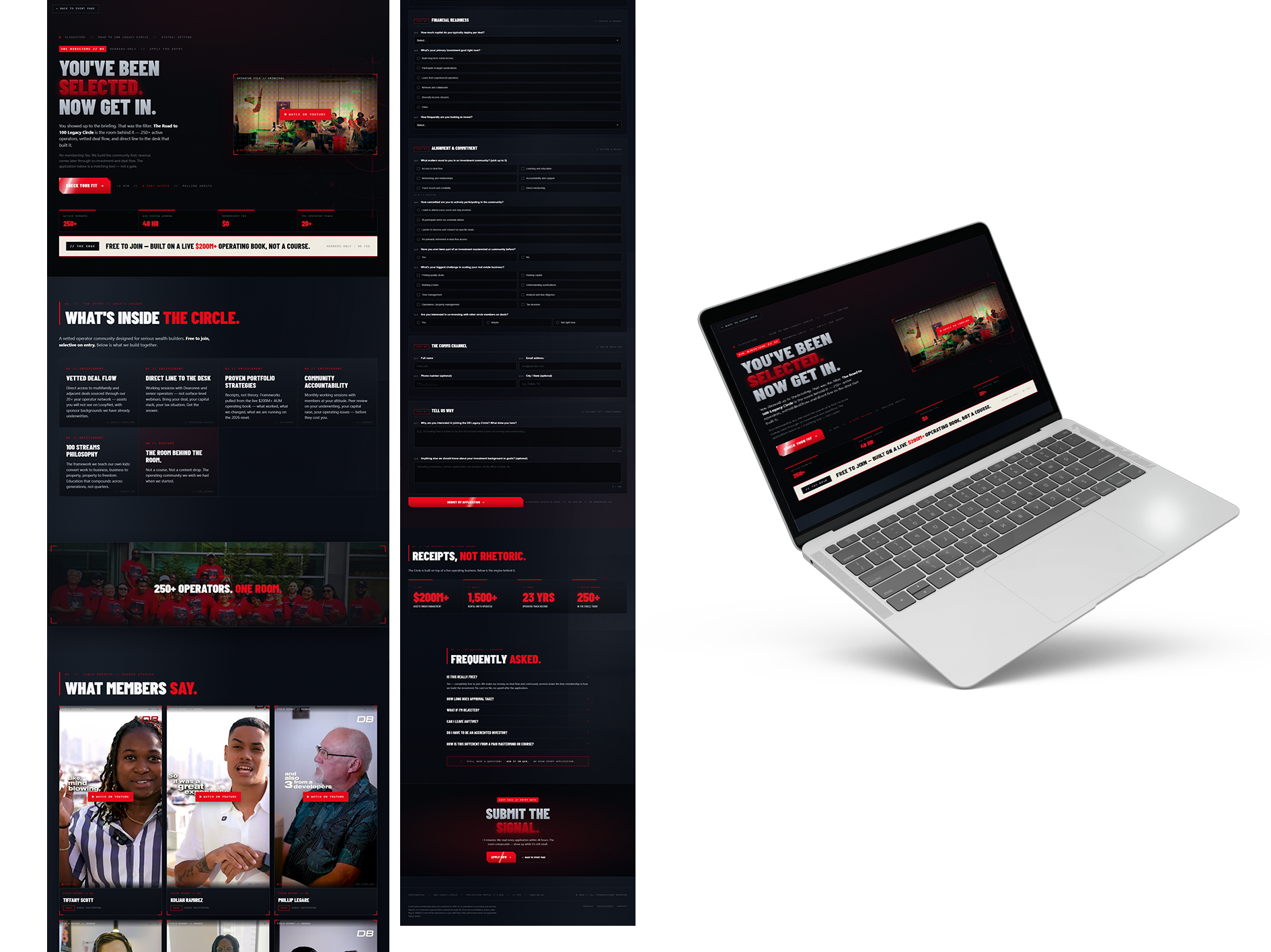 Legacy Circle website preview