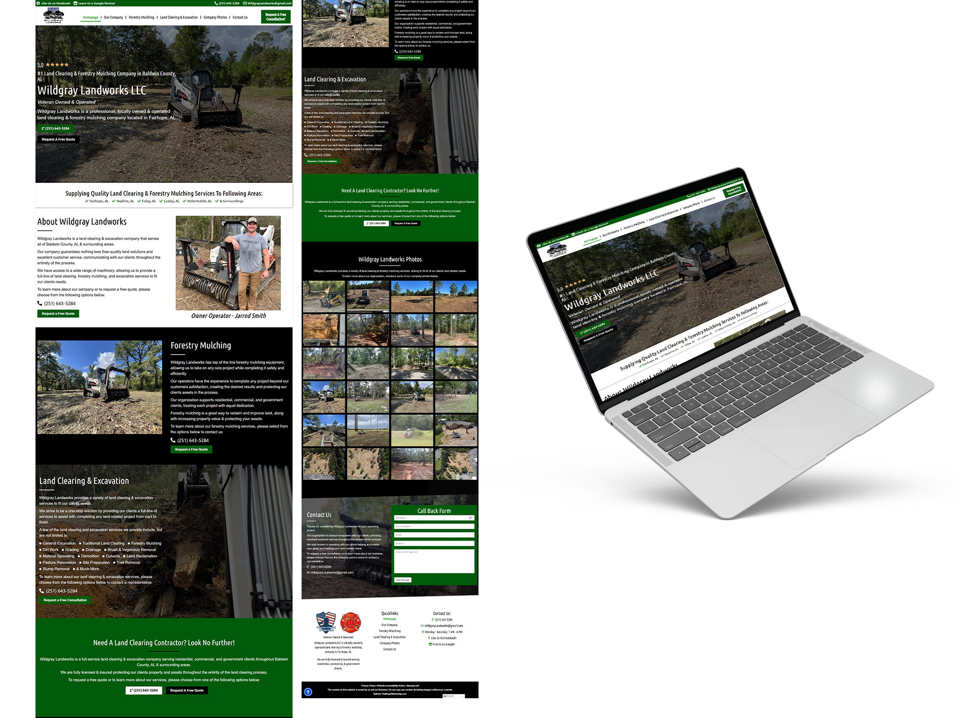 Wildgray Landworks LLC website preview